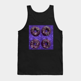 Glitter Donut Party No. 1 Tank Top